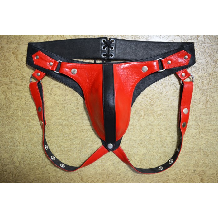 Leather Jock Pouch Leather Underwear