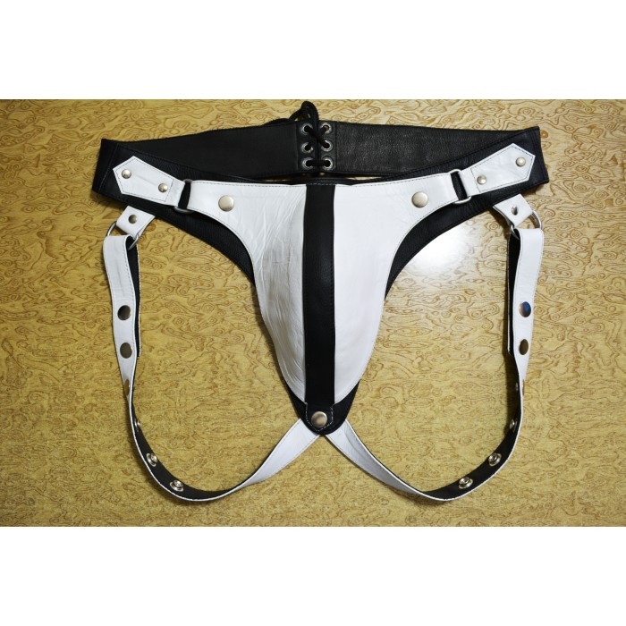 Leather Jock Pouch Leather Underwear