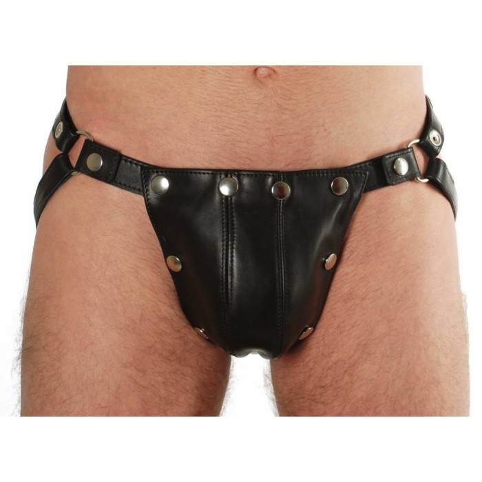 Leather Jock Pouch Leather Underwear