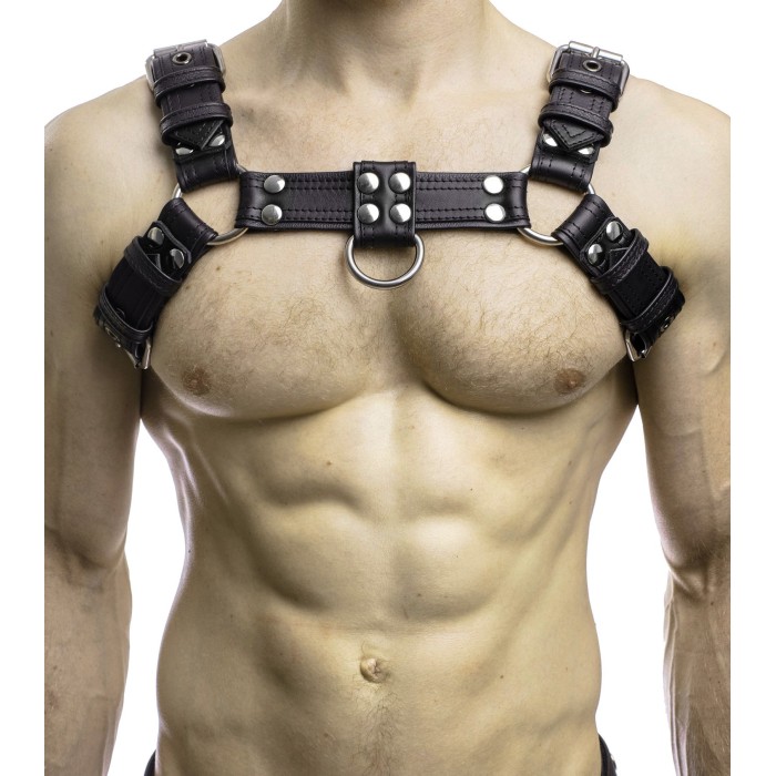 Men Leather Sexy  Chest Harness